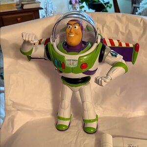Disney Buzz Lightyear Action Figure - White, Green, and Purple